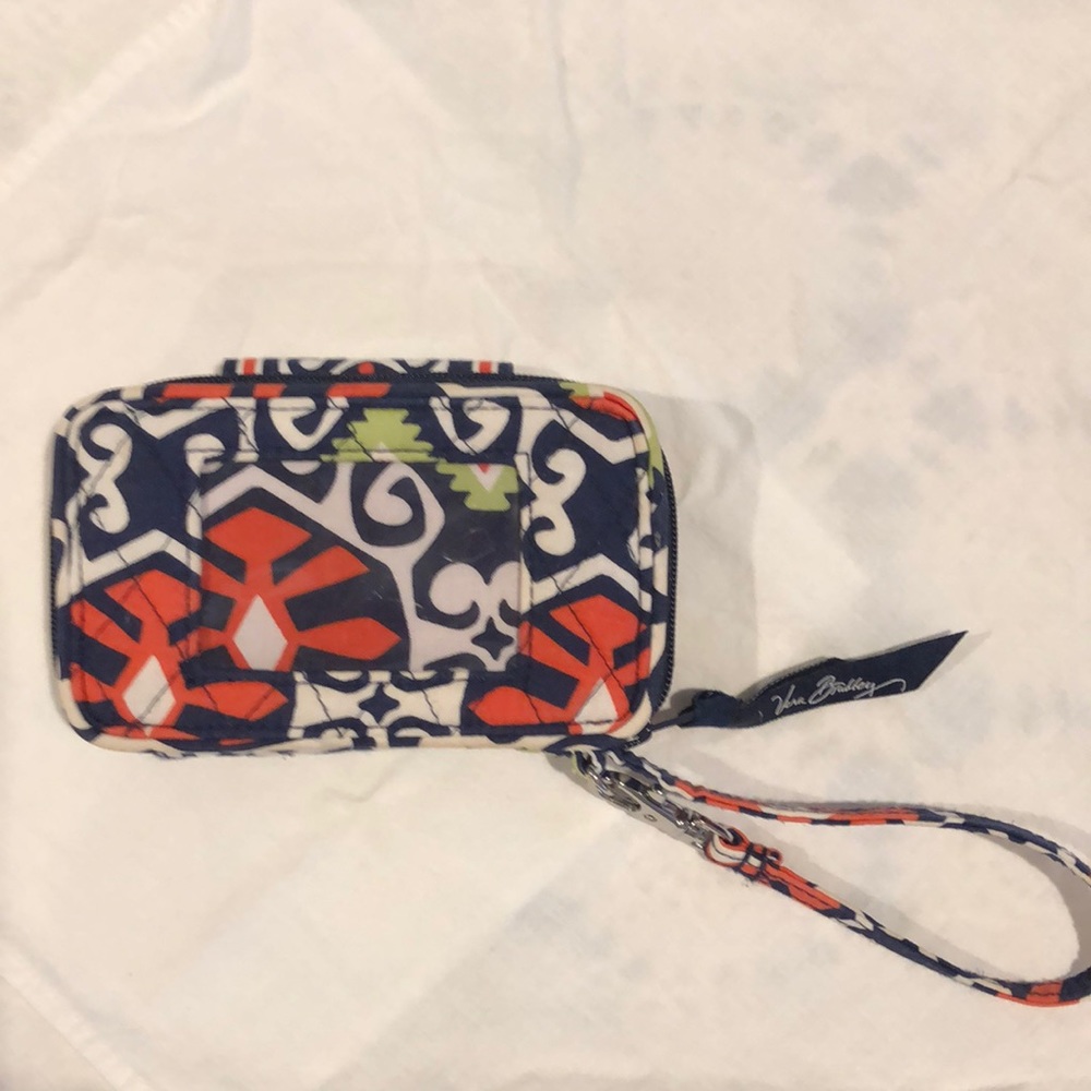 Gently Used Vera Bradley SunValley ID & Wallet Wristlet